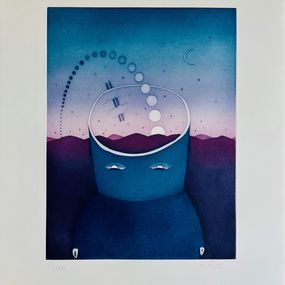 Print, Les ruines circulaires, Jean-Michel Folon