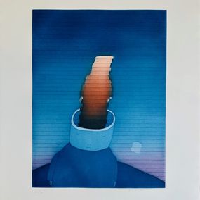 Print, Les ruines circulaires, Jean-Michel Folon