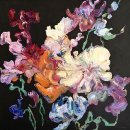 Gemälde, Flowers 2, Liubou Sas