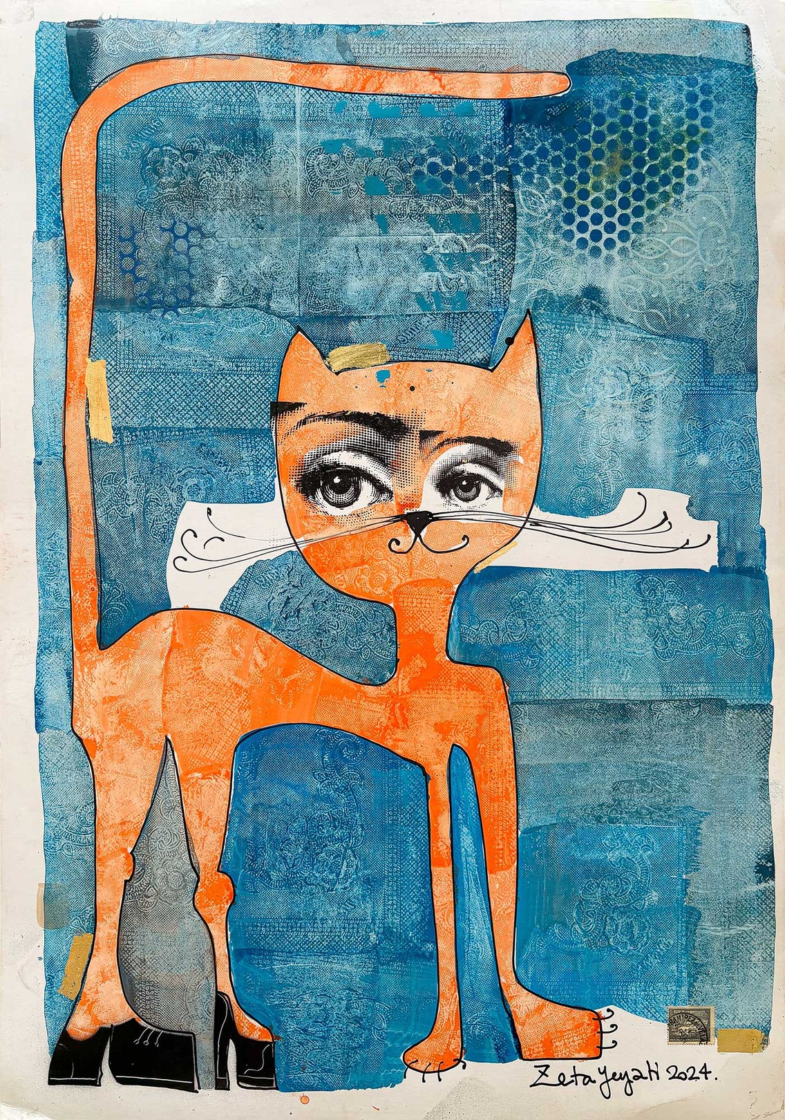 Zeta Yeyati, Gato mirando Zeta Yeyati, Gato mirando