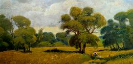 Gemälde, In Field, Oleg Litvinov
