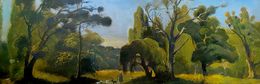 Gemälde, Summer Forest Landscape, Oleg Litvinov