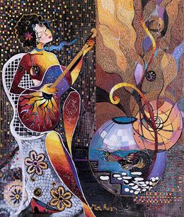 Gemälde, Music in Mosaic, Ruzanna Melqumyan