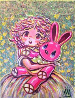 Gemälde, Chun-Ja's Multiverse Story - Chunja and Pink Rabbit, Shin Seung-Hun