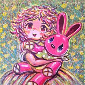 Gemälde, Chun-Ja's Multiverse Story - Chunja  and Pink Rabbit, Shin Seung-Hun