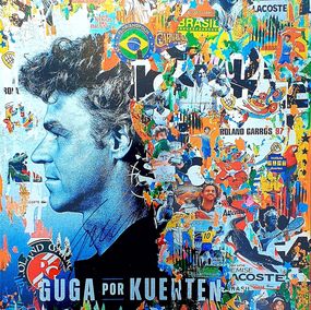 Drucke, Guga - Gustavo Kuerten - Signé par le joueur, Lasveguix