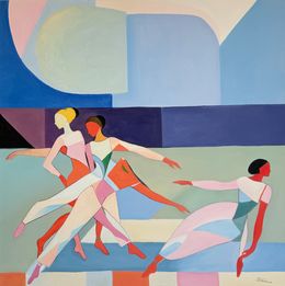 Gemälde, Steps toward your heart, Barbara Schaumann