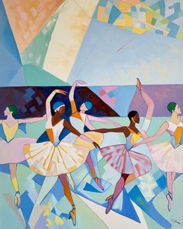 Gemälde, Whirling towards your heart, Barbara Schaumann