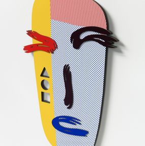 Sculpture, Totem Happy Yellow, Zion Ezri