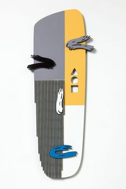 Skulpturen, Totem Kinetic Yellow, Zion Ezri