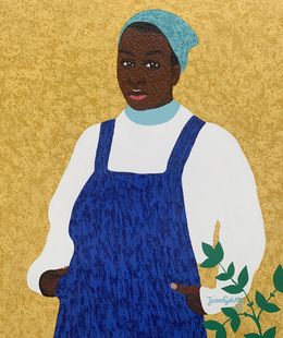 Painting, Stunner in Every Look - 21st Century Contemporary, Figurative, Modern Women, Joshua Salami