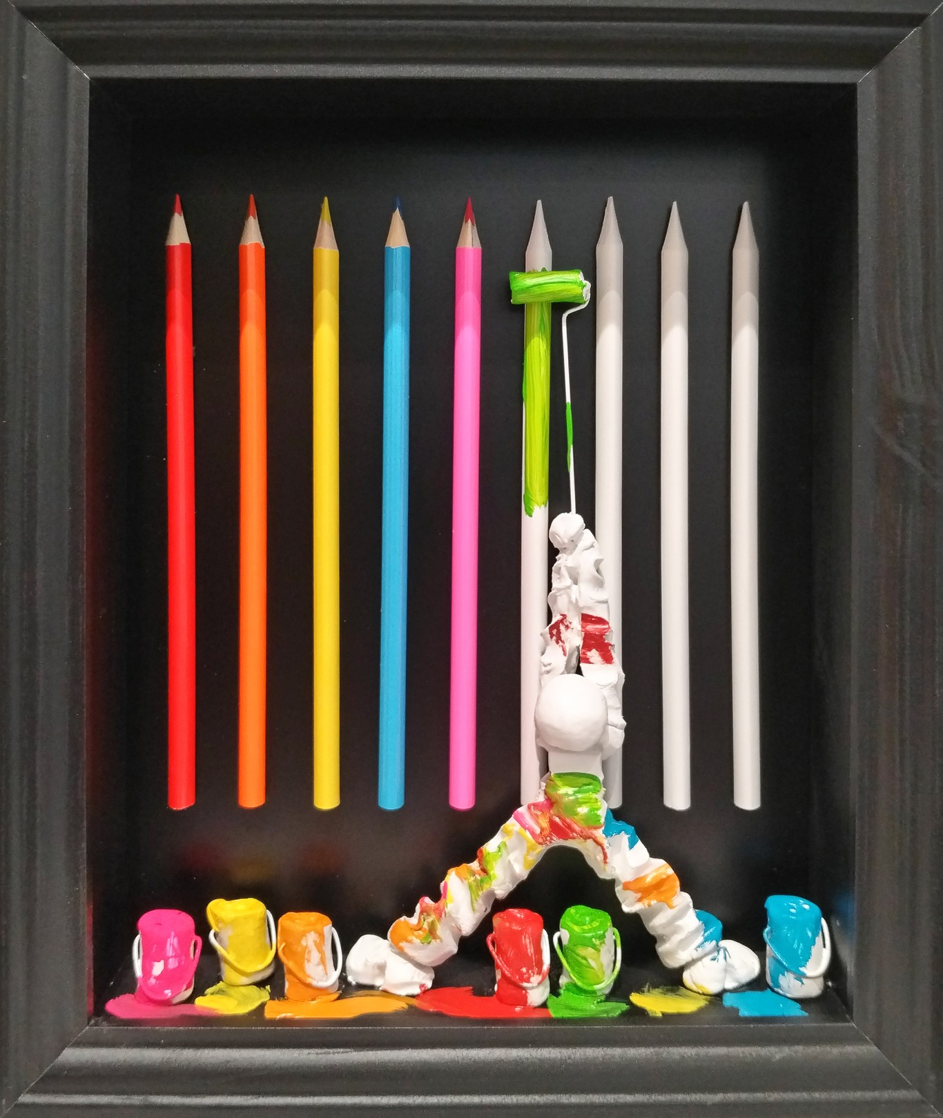 Bernard Saint-Maxent, Crayons Colorés (Réf. 14) Bernard Saint-Maxent, Crayons Colorés (Réf. 14)
