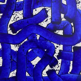 Peinture, Blue Brick Road, Pierre Prèneron