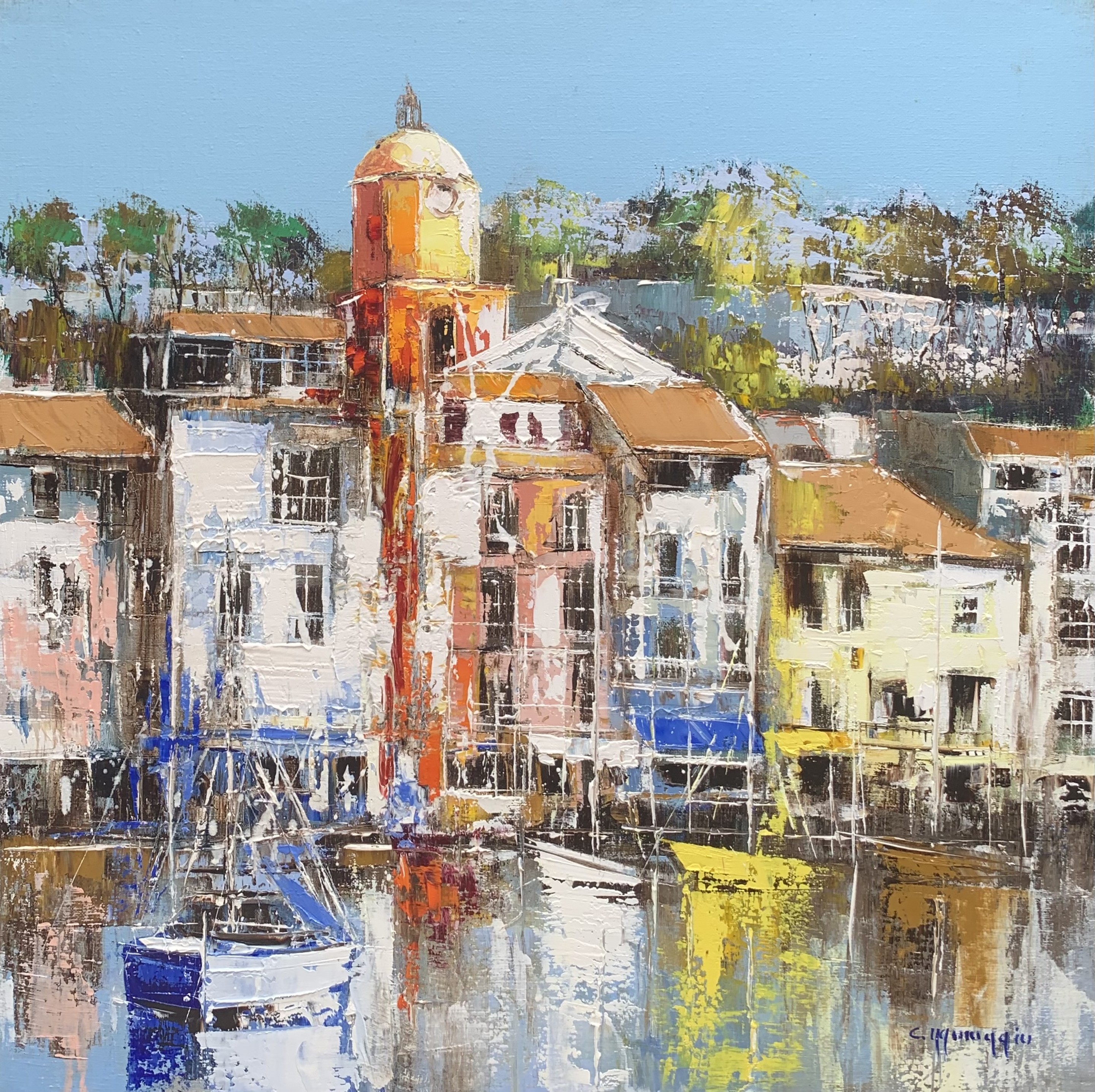 Célestin Messaggio, Le Port de Saint Tropez Célestin Messaggio, Le Port de Saint Tropez