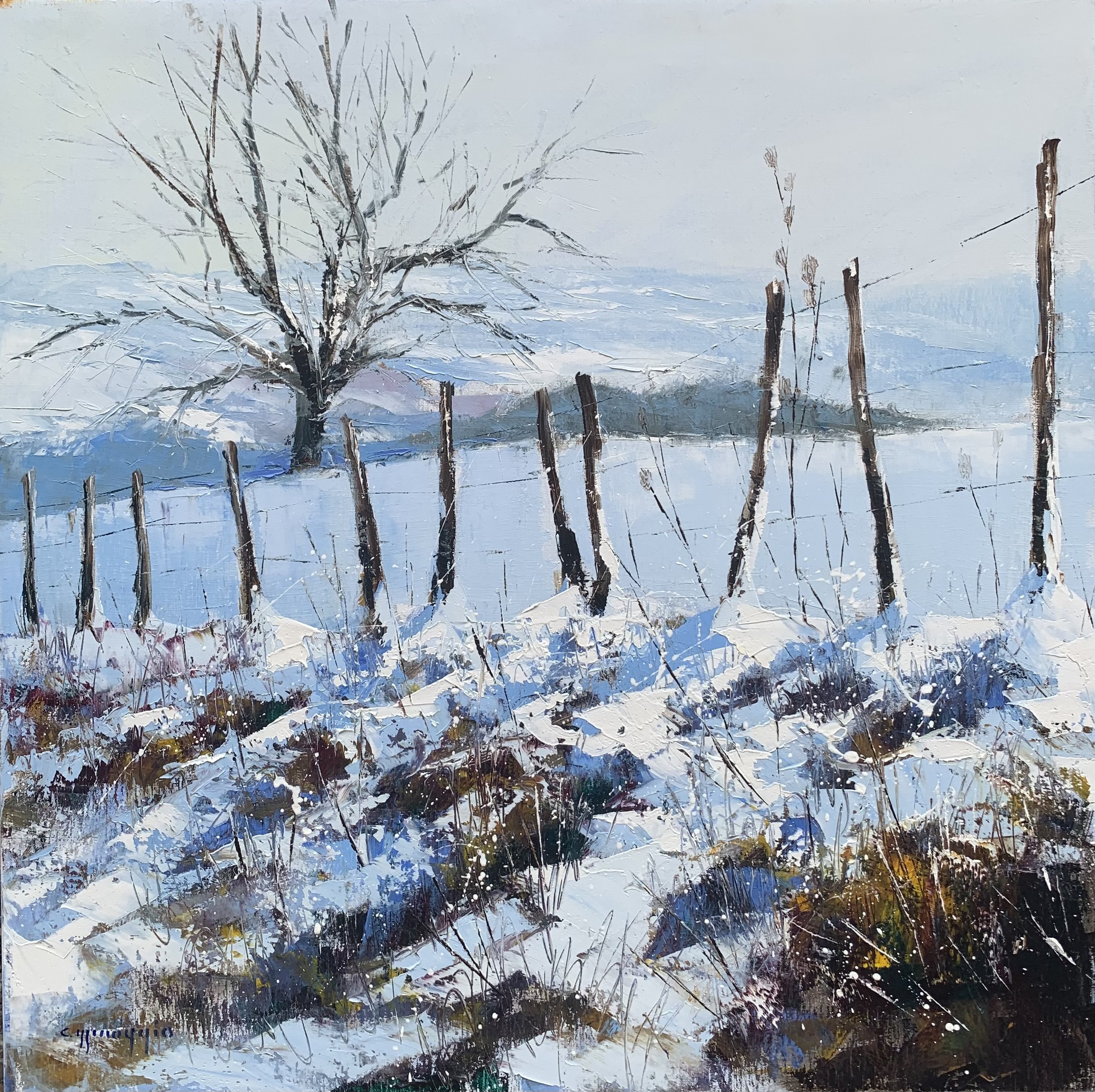Célestin Messaggio, Neige en Bourgogne Célestin Messaggio, Neige en Bourgogne