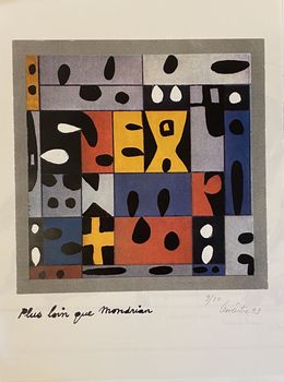 Drucke, Plus loin que Mondrian, Maurice Lemaître