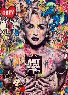 Gemälde, Madonna art is my weapon, Maria De Campos