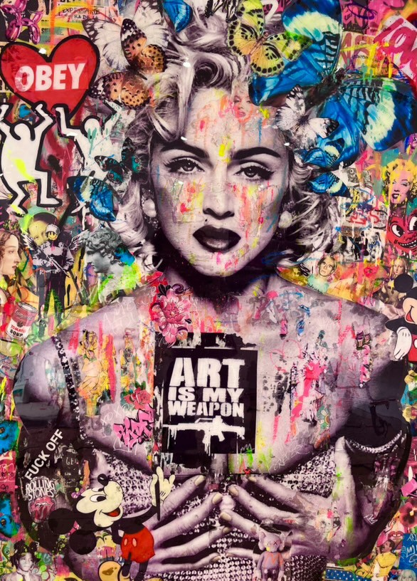Maria De Campos, Madonna art is my weapon Maria De Campos, Madonna art is my weapon