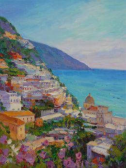 Gemälde, Positano. Amalfi coast, Alisa Onipchenko-Cherniakovska