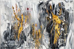 Gemälde, Inspired By Gold XS 1, Peter Nottrott