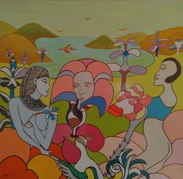 Gemälde, Le Rêve, Henri Ichiza