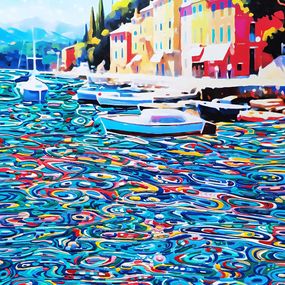 Painting, Sunny day in coastal city, Irina Bast