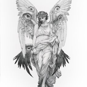 Fine Art Drawings, Seraph, Iana Cherepansky