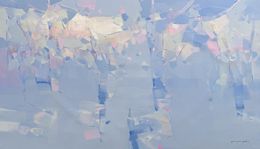 Painting, Sky Trees, Vahe Yeremyan
