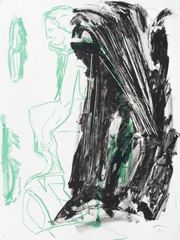 Drucke, Ohne Tilel (Rodin Denker), Per Kirkeby