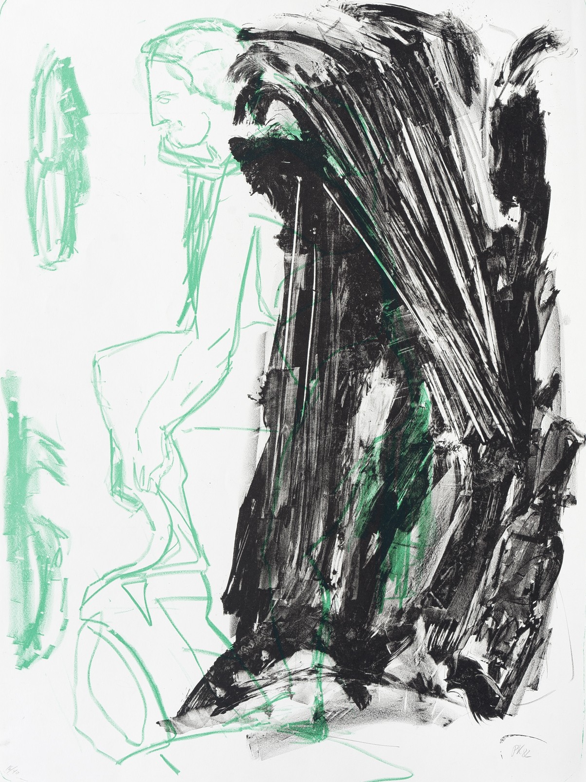 Per Kirkeby, Ohne Tilel (Rodin Denker) Per Kirkeby, Ohne Tilel (Rodin Denker)