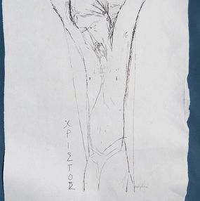 Drucke, Crucifix, Amedeo Modigliani