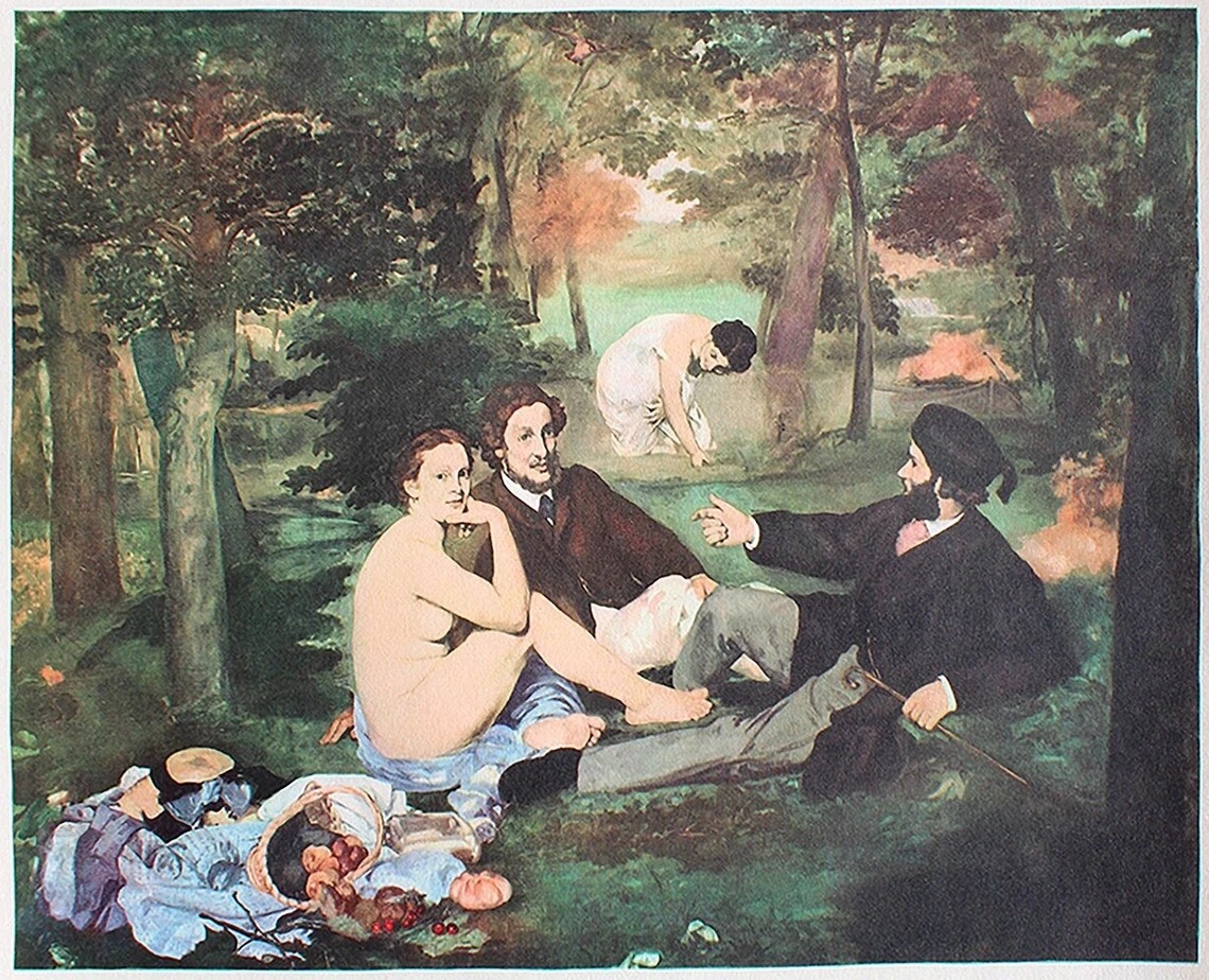 Edouard Manet, Petit déjeuner sur l'herbe Edouard Manet, Petit déjeuner sur l'herbe