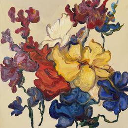 Gemälde, Flowers 5, Liubou Sas