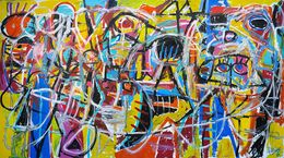 Peinture, Improvisación 1 Serie Casa Ennea, Enrique Pichardo