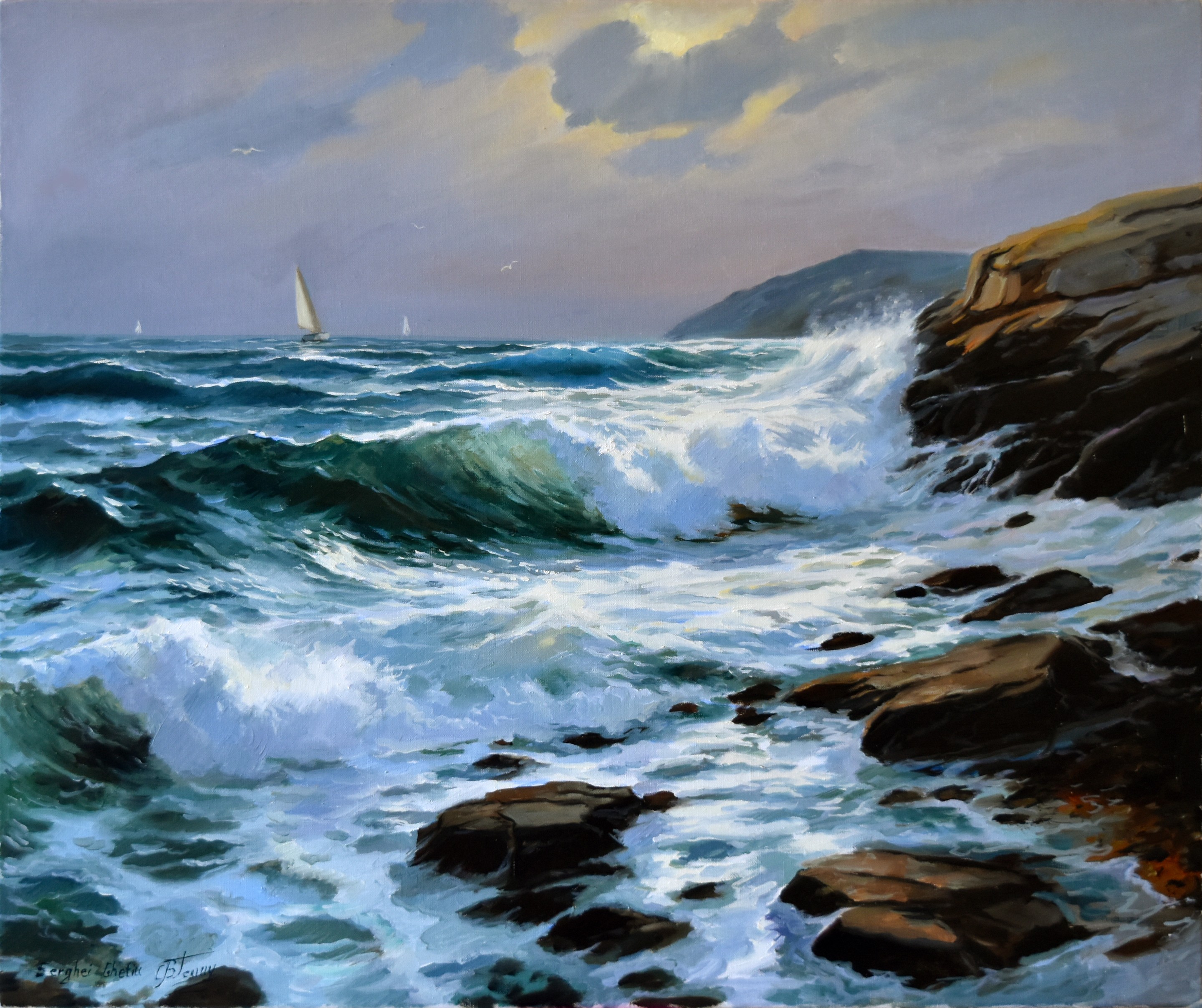 Serghei Ghetiu, The silver sea Serghei Ghetiu, The silver sea