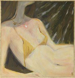 Gemälde, First tan, Moments series, Olha Vlasova