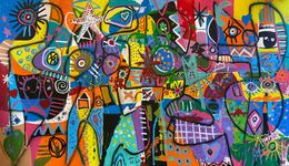 Painting, El Reino de las orquídeas susurrantes, Enrique Pichardo