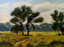 Gemälde, In Field, Oleg Litvinov