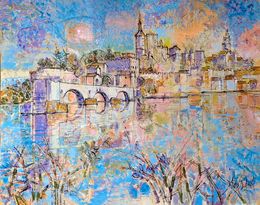 Gemälde, Pont d'Avignon, Aimé Venel