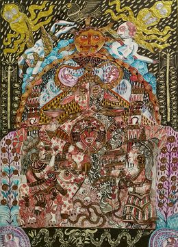 Painting, Minotaure, Mina Mond