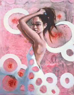 Gemälde, Les cercles, Sylvie Julkowski-Egard
