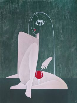 Gemälde, Listening to the silence inside, Yulia Belasla