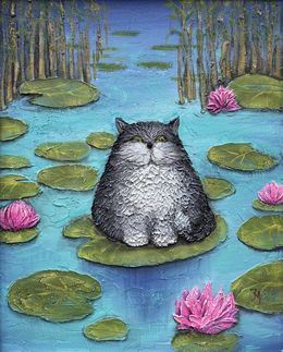 Painting, The heart blossoms like a flower, Joanna Misoteri