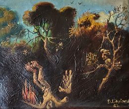 Painting, The Fall of Icarus, Daniil Litvinov