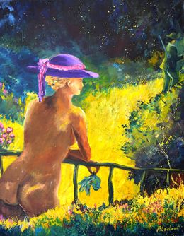 Painting, Lady Chatterley, Pol Ledent