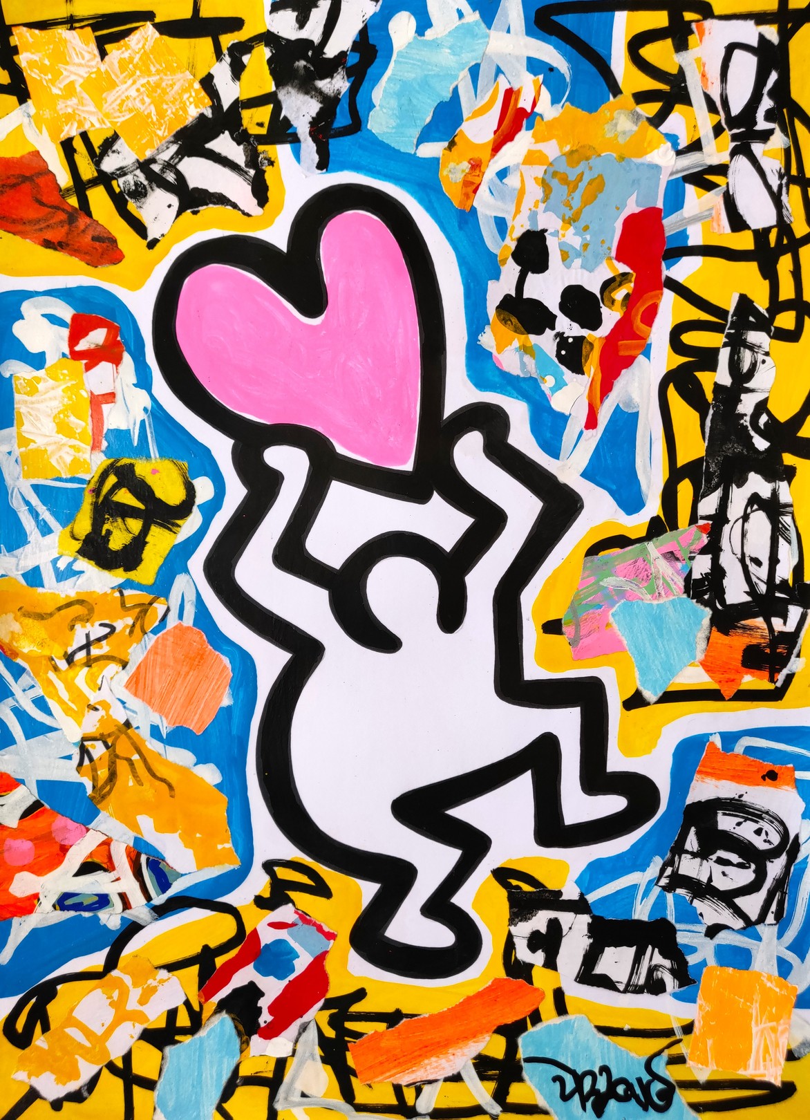 Dr. Love, Happy love pink (a tribute to Haring) Dr. Love, Happy love pink (a tribute to Haring)