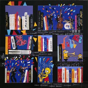 Gemälde, Bibliothèque Jazz, Pierre Barillot
