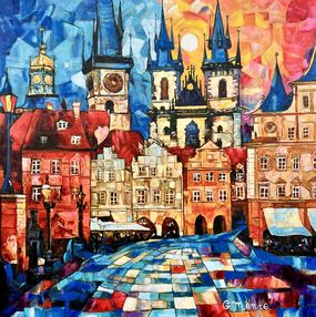 Peinture, Midnight in Prague, Gabriel Monte