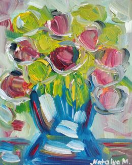 Peinture, Essence of roses, Natalya Mougenot