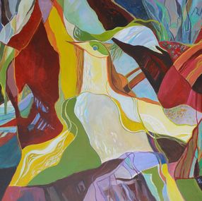 Painting, Early Spring. Series Vibrations of the Earth, Mariia Voronchak